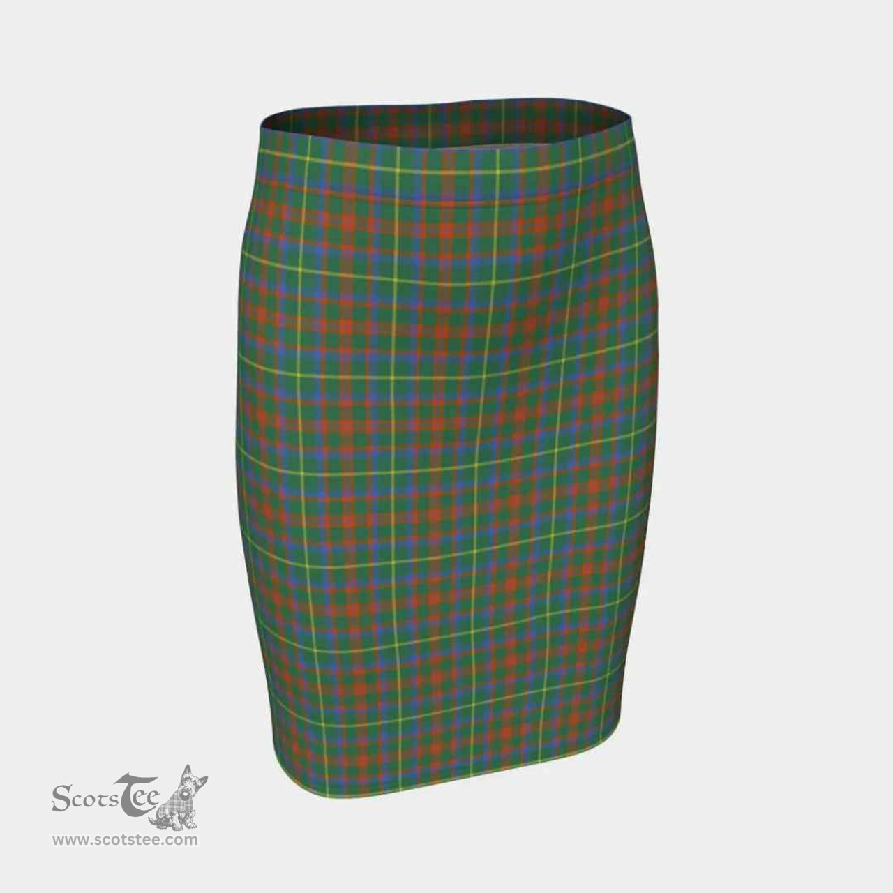 Scottish MacKintosh Hunting Ancient Clan Tartan Womens Pencil Skirt Tartan Fitted Skirt