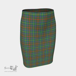 Scottish MacKintosh Hunting Ancient Clan Tartan Womens Pencil Skirt Tartan Fitted Skirt