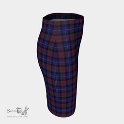Scottish Pride of Scotland Clan Tartan Womens Pencil Skirt Tartan Fitted Skirt