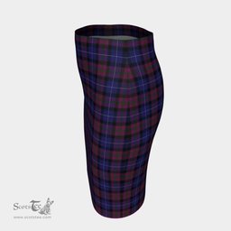 Scottish Pride of Scotland Clan Tartan Womens Pencil Skirt Tartan Fitted Skirt