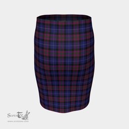Scottish Pride of Scotland Clan Tartan Womens Pencil Skirt Tartan Fitted Skirt