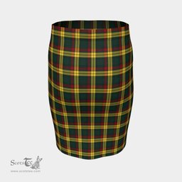 Scottish MacMillan Old Modern Clan Tartan Womens Pencil Skirt Tartan Fitted Skirt