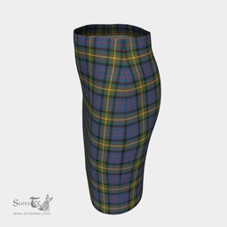 Scottish MacSporran Ancient Clan Tartan Womens Pencil Skirt Tartan Fitted Skirt