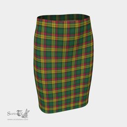 Scottish MacMillan Old Ancient Clan Tartan Womens Pencil Skirt Tartan Fitted Skirt