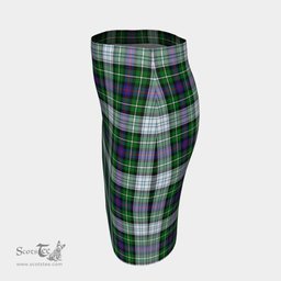 Scottish MacKenzie Dress Modern Clan Tartan Womens Pencil Skirt Tartan Fitted Skirt