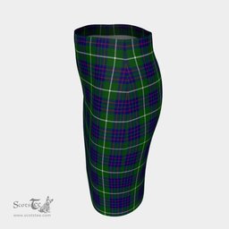 Scottish MacIntyre Hunting Modern Clan Tartan Womens Pencil Skirt Tartan Fitted Skirt