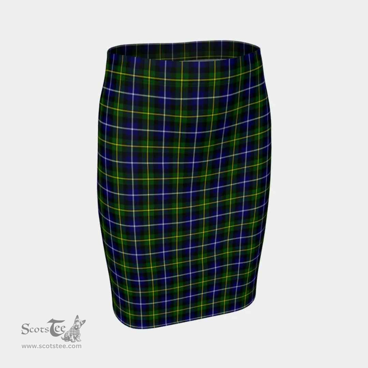 Scottish MacNeill of Barra Modern Clan Tartan Womens Pencil Skirt Tartan Fitted Skirt