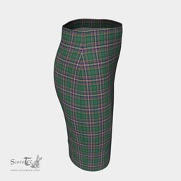Scottish MacFarlane Hunting Ancient Clan Tartan Womens Pencil Skirt Tartan Fitted Skirt