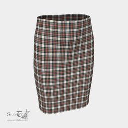 Scottish Stewart Dress Ancient Clan Tartan Womens Pencil Skirt Tartan Fitted Skirt