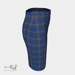 Scottish MacLaine of Loch Buie Hunting Ancient Clan Tartan Womens Pencil Skirt Tartan Fitted Skirt