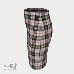 Scottish MacPherson Dress Ancient Clan Tartan Womens Pencil Skirt Tartan Fitted Skirt