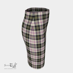 Scottish MacPherson Dress Ancient Clan Tartan Womens Pencil Skirt Tartan Fitted Skirt