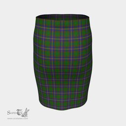 Scottish Strange of Balkaskie Clan Tartan Womens Pencil Skirt Tartan Fitted Skirt