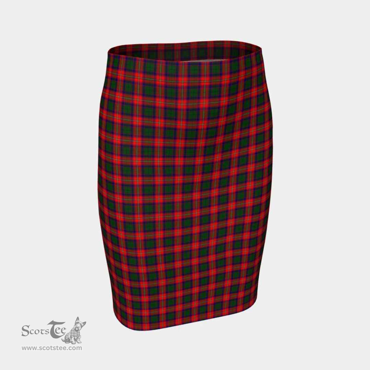 Scottish Roxburgh District Clan Tartan Womens Pencil Skirt Tartan Fitted Skirt