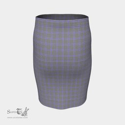 Scottish Sir Walter Scott Clan Tartan Womens Pencil Skirt Tartan Fitted Skirt