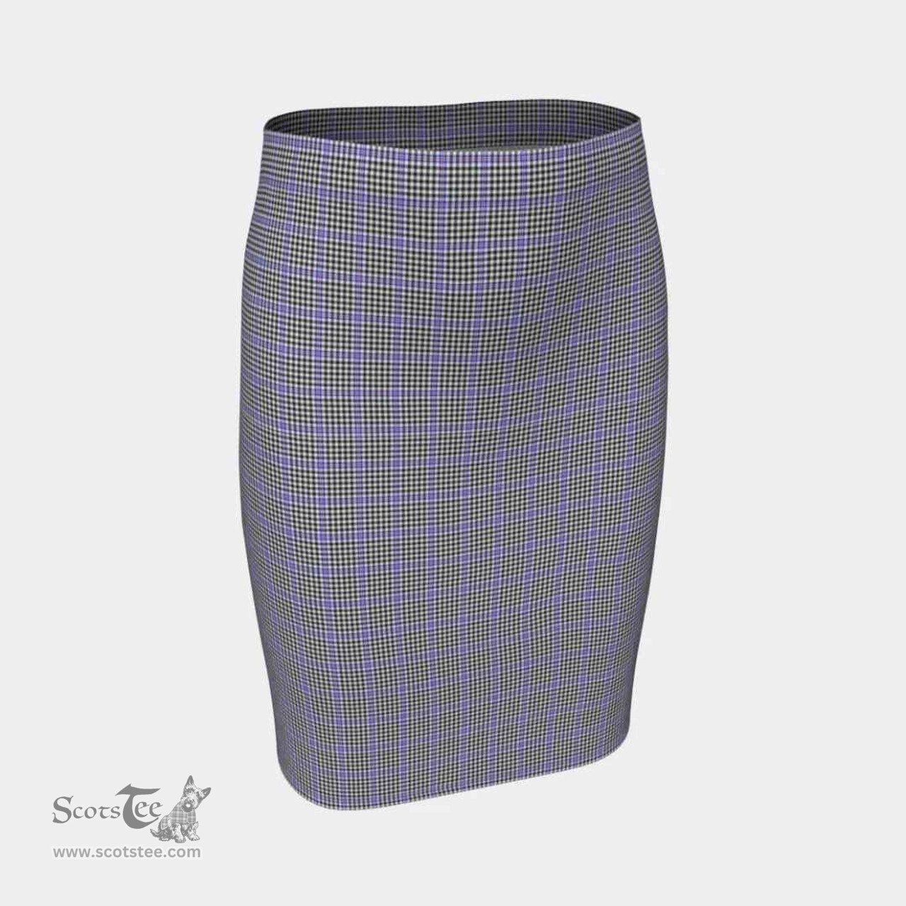 Scottish Sir Walter Scott Clan Tartan Womens Pencil Skirt Tartan Fitted Skirt