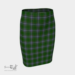 Scottish Pringle Clan Tartan Womens Pencil Skirt Tartan Fitted Skirt