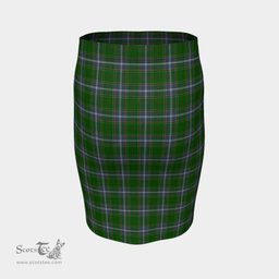 Scottish Pringle Clan Tartan Womens Pencil Skirt Tartan Fitted Skirt