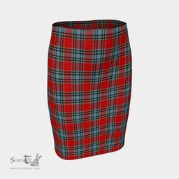 Scottish MacLeay Clan Tartan Womens Pencil Skirt Tartan Fitted Skirt