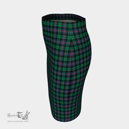 Scottish Urquhart Broad Red Ancient Clan Tartan Womens Pencil Skirt Tartan Fitted Skirt