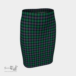 Scottish Urquhart Broad Red Ancient Clan Tartan Womens Pencil Skirt Tartan Fitted Skirt