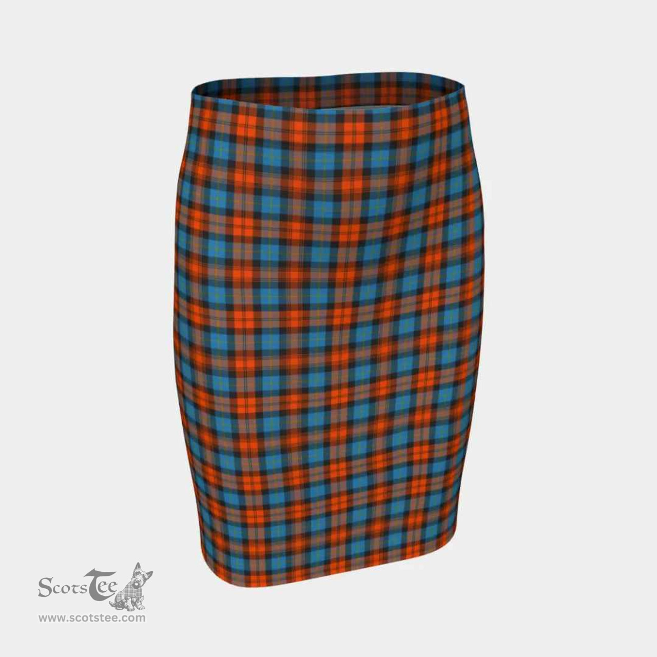 Scottish MacLachlan Ancient Clan Tartan Womens Pencil Skirt Tartan Fitted Skirt