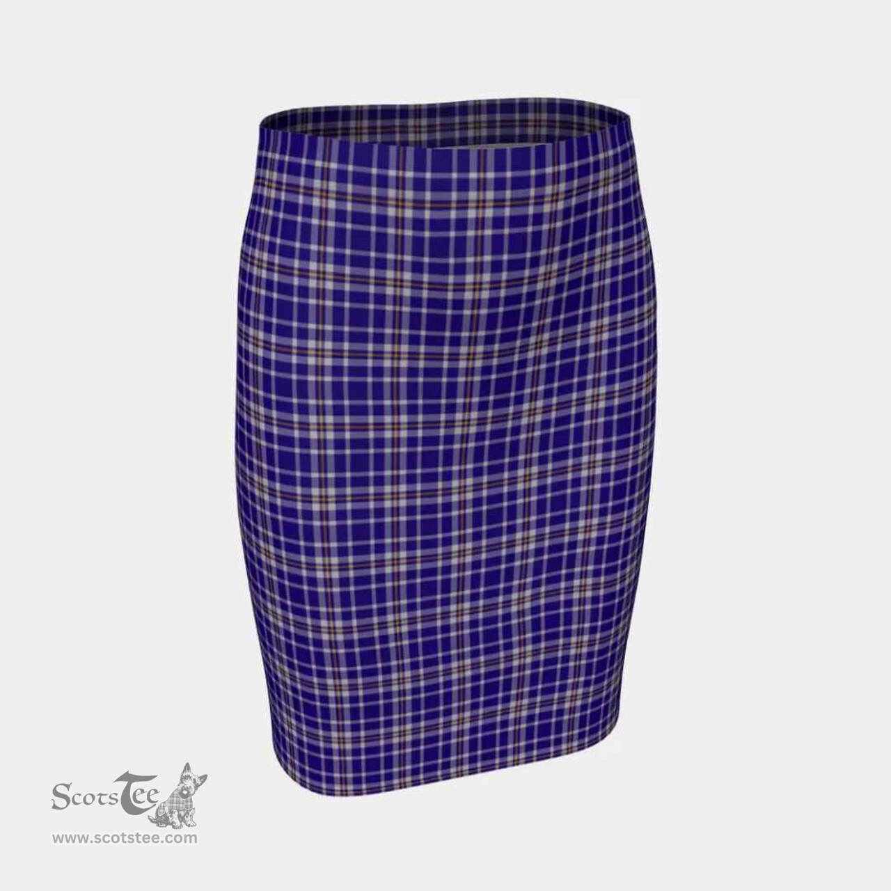 Scottish Ochterlony Clan Tartan Womens Pencil Skirt Tartan Fitted Skirt