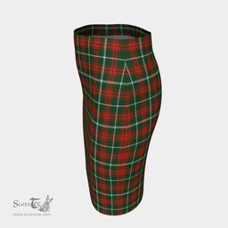 Scottish Princess Margaret Clan Tartan Womens Pencil Skirt Tartan Fitted Skirt