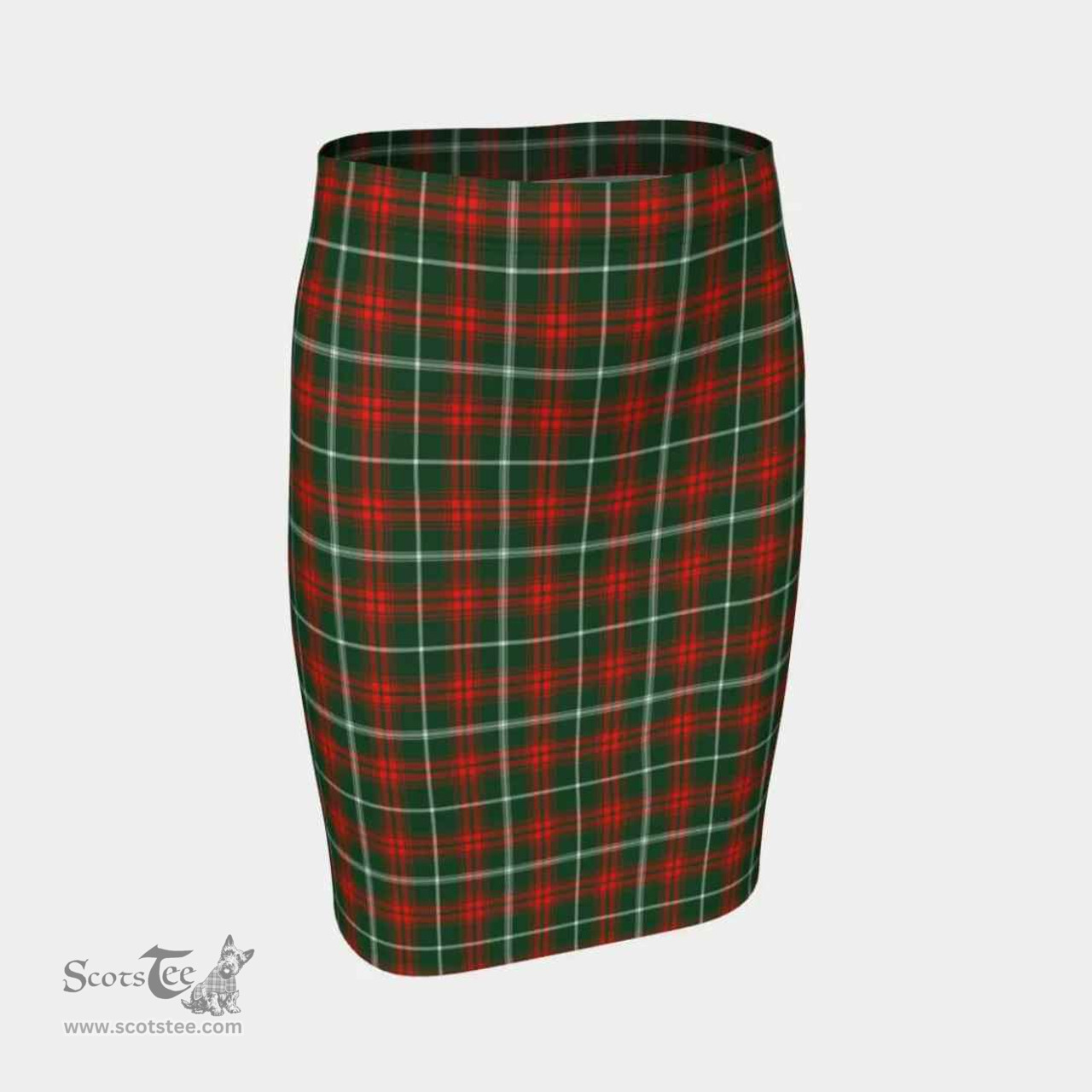 Scottish Princess Margaret Clan Tartan Womens Pencil Skirt Tartan Fitted Skirt
