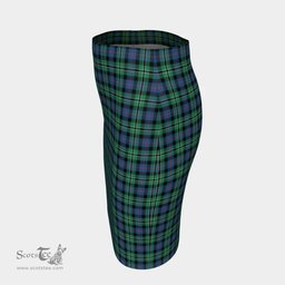 Scottish Rose Hunting Ancient Clan Tartan Womens Pencil Skirt Tartan Fitted Skirt