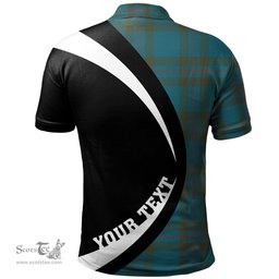 ScotsTee Shop Scottish Elliot (Ellot) Ancient Clan Crest Personalized Tartan Polo Shirt Circle Style Back Shirt with Your Text