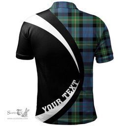 ScotsTee Shop Scottish Huntly Gordon Gathering 2000 Ancient Clan Crest Personalized Tartan Polo Shirt Circle Style Back Shirt with Your Text