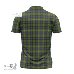 ScotsTee Shop Scottish Ferguson Modern Clan Tartan Zipper Polo Shirt