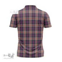 ScotsTee Shop Scottish Carnegie Clan Tartan Zipper Polo Shirt