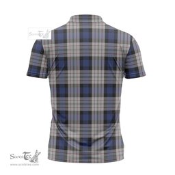 ScotsTee Shop Scottish Ferguson Dress Clan Tartan Zipper Polo Shirt