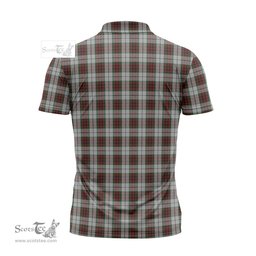 ScotsTee Shop Scottish Fraser Dress Clan Tartan Zipper Polo Shirt