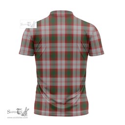 ScotsTee Shop Scottish Lindsay Dress Red Clan Tartan Zipper Polo Shirt