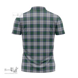 ScotsTee Shop Scottish Lindsay Dress Clan Tartan Zipper Polo Shirt