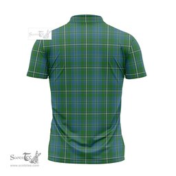 ScotsTee Shop Scottish Hay Hunting Clan Tartan Zipper Polo Shirt