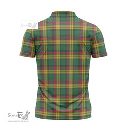 ScotsTee Shop Scottish MacMillan Old Ancient Clan Tartan Zipper Polo Shirt