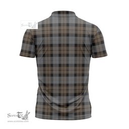 ScotsTee Shop Scottish MacKay Weathered Clan Tartan Zipper Polo Shirt