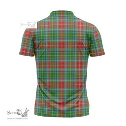 ScotsTee Shop Scottish Muirhead Clan Tartan Zipper Polo Shirt