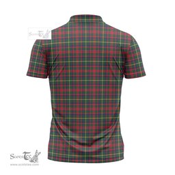 ScotsTee Shop Scottish MacIntosh Hunting Modern Clan Tartan Zipper Polo Shirt