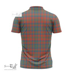 ScotsTee Shop Scottish Matheson Ancient Clan Tartan Zipper Polo Shirt