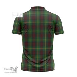 ScotsTee Shop Scottish Martin Clan Tartan Zipper Polo Shirt