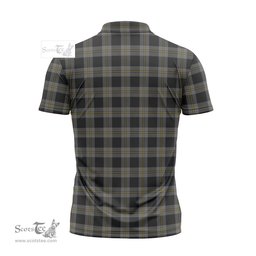 ScotsTee Shop Scottish Perry Ancient Clan Tartan Zipper Polo Shirt