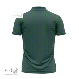 ScotsTee Shop Scottish Montgomery Clan Tartan Zipper Polo Shirt
