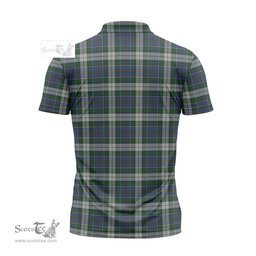 ScotsTee Shop Scottish MacInnes Dress Clan Tartan Zipper Polo Shirt