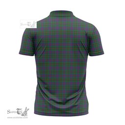 ScotsTee Shop Scottish Wood Clan Tartan Zipper Polo Shirt