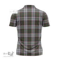 ScotsTee Shop Scottish Stewart of Appin Dress Clan Tartan Zipper Polo Shirt
